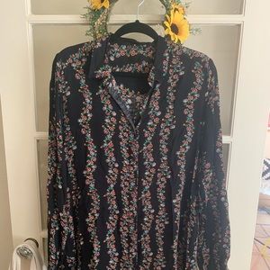 Free People Loose Shirt Dress